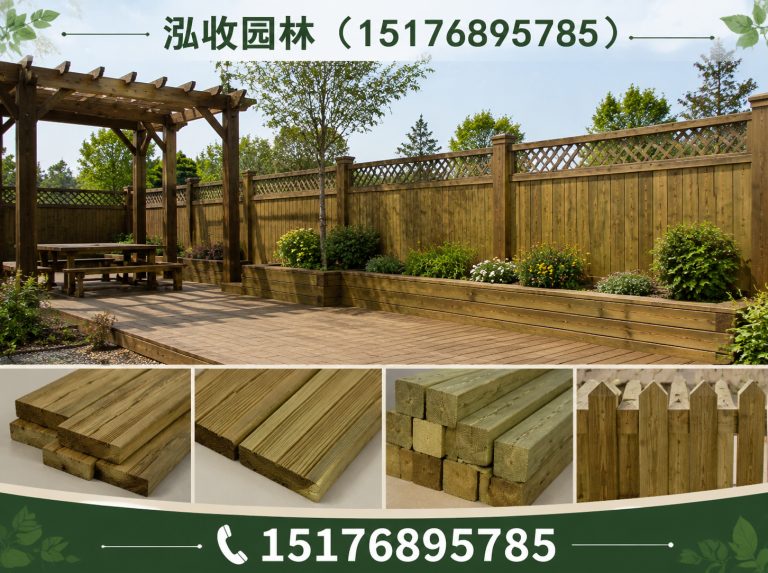 宁德京津冀防腐木工程展示图
